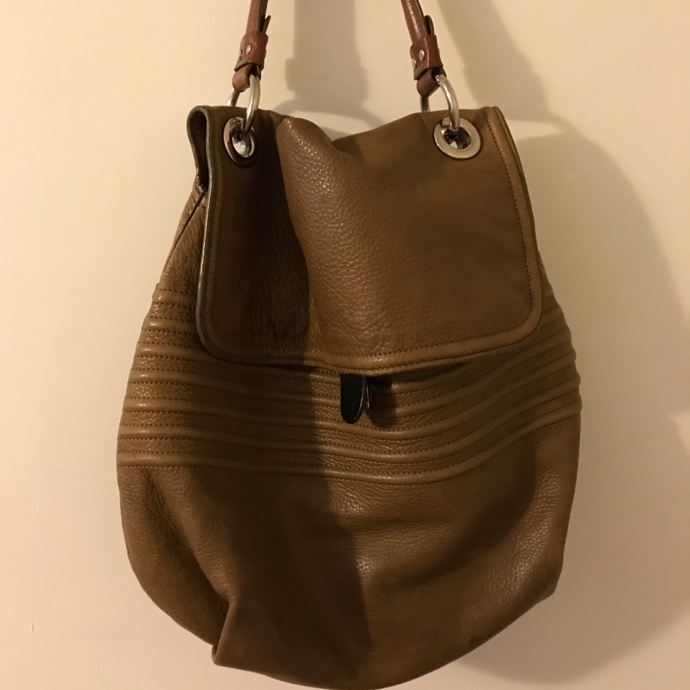 Orla kiely leather bag